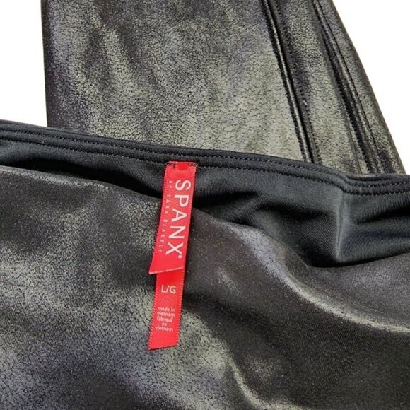 Spanx Faux Leather Leggings Large - Picture 7 of 9